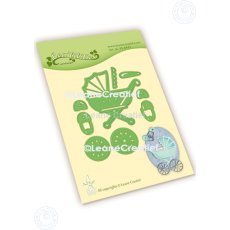 45.8443 Metal Die Leane Creatief - Baby carriage