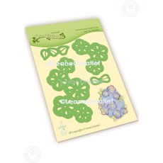 45.8467 Metal Die Leane Creatief - Ornaments with Blossoms
