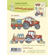 55.8283 Leane Creatief Acrylic Stamp - combi clear stamp Tractor