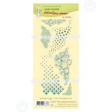 55.8337 Leane Creatief Acrylic Stamp - combi clear stamp Structures 6