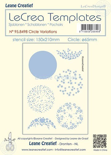 95.8498 Mask - Leane Creatief - Stencil Cicle variations