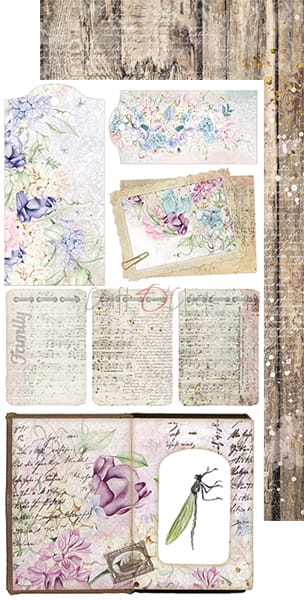 CC-F27-SCH-12 SPRING CHARM - JUNK JOURNAL