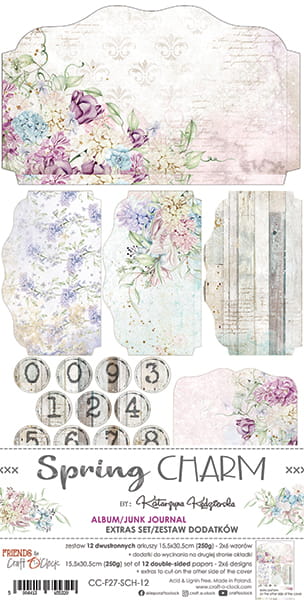 CC-F27-SCH-12 SPRING CHARM - JUNK JOURNAL