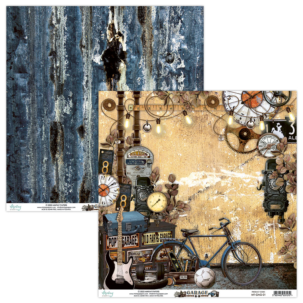 MT-GAG-08 Garage - MINTAY pad of paper 15.2x15.2cm