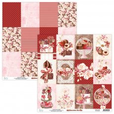 MT-KIS-06 Chocolate Kiss 06  - MINTAY - double-sided paper 30.5x30.5cm