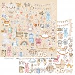 AA-CB-09 Elements for self-cutting out 12x12" Cute Baby