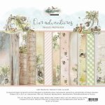 AA-OA-08 Our Adventures- 8x8'' - A SET OF PAPERS 20,3x20,3cm
