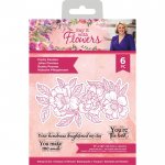 S-SIWF-STD-PRPE  Sara Signature Say It With Flowers Stamp and Die - Pretty Peonies