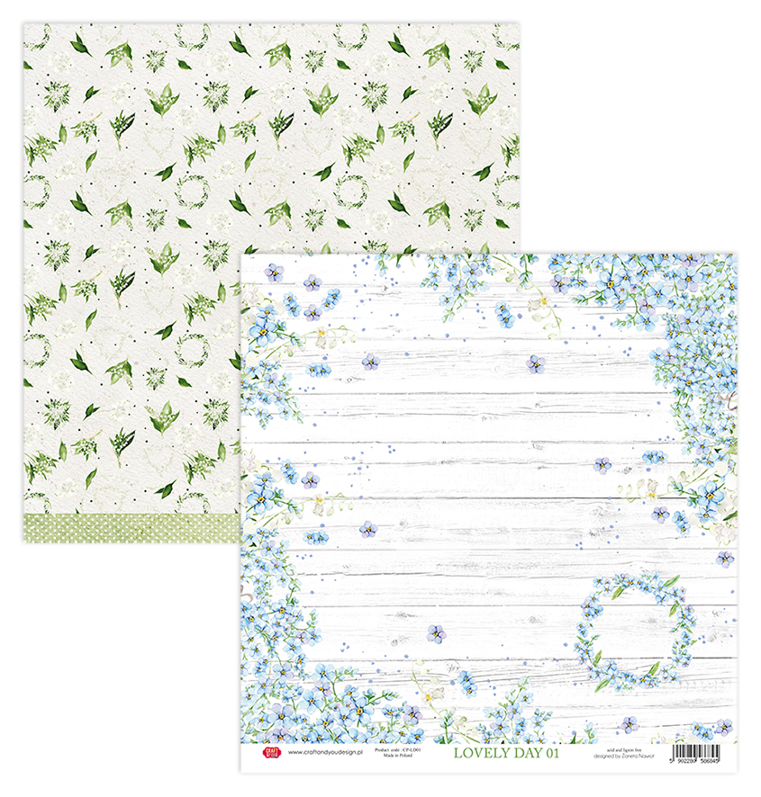 CPB-LD15 Block 15x15 Craft&You Design - Lovely Day
