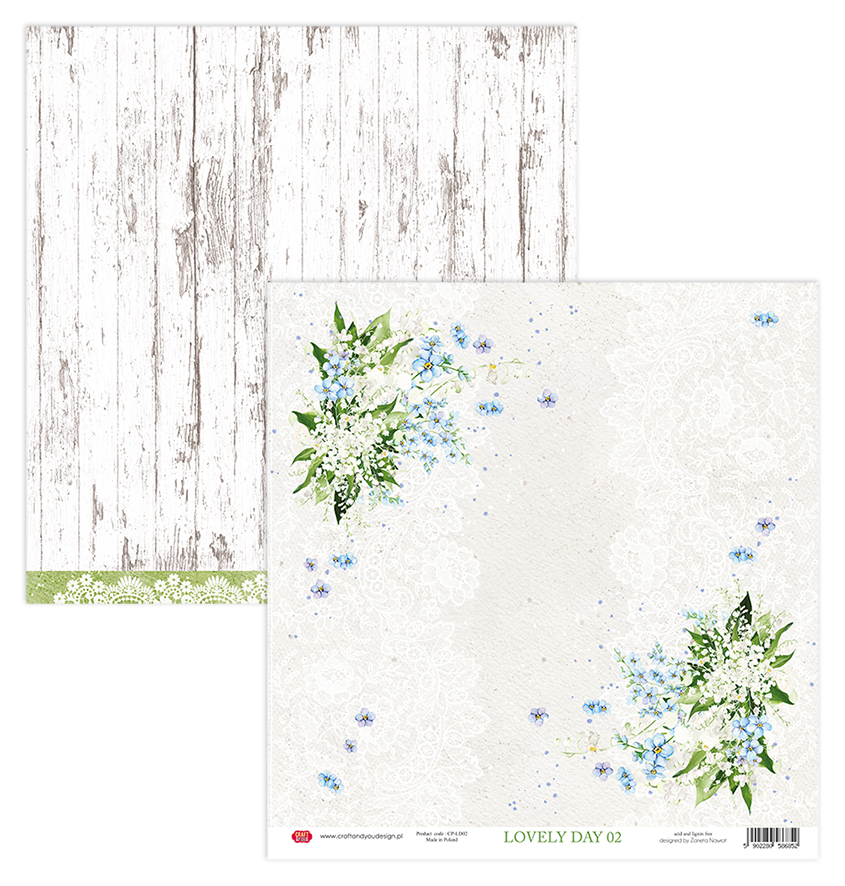 CPB-LD15 Block 15x15 Craft&You Design - Lovely Day