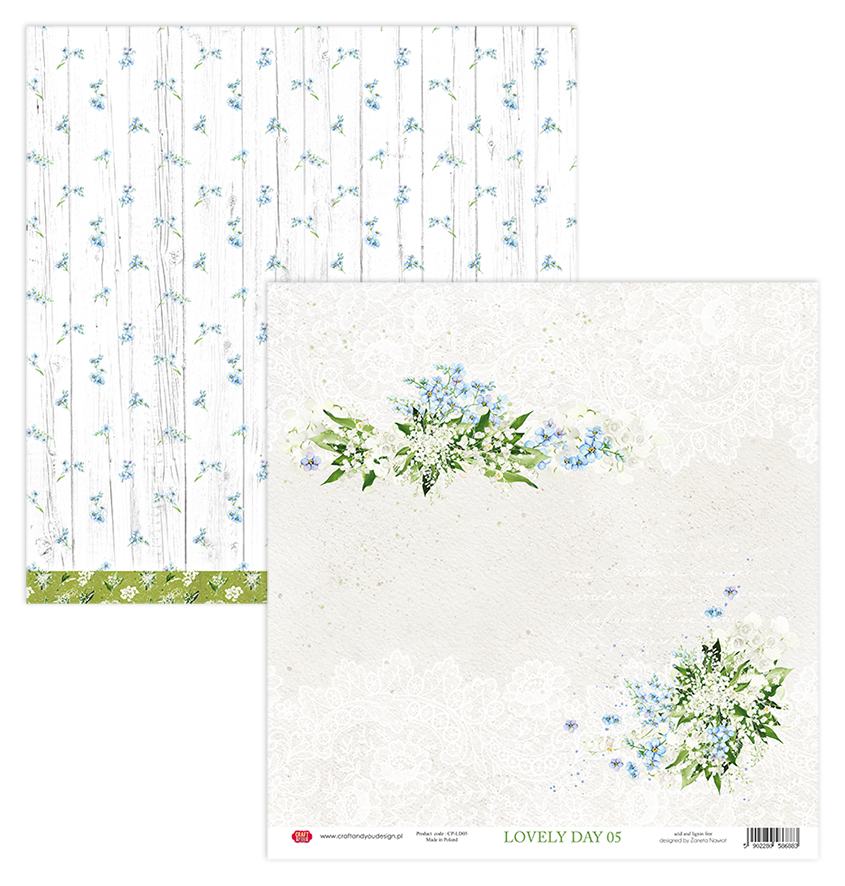 CPB-LD15 Block 15x15 Craft&You Design - Lovely Day