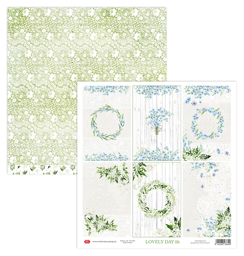 CPB-LD15 Block 15x15 Craft&You Design - Lovely Day