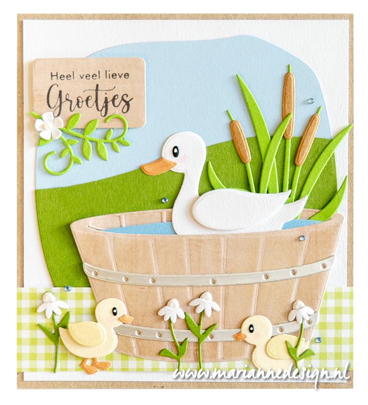 CR1618 Metal Die Marianne Design - BARREL POND