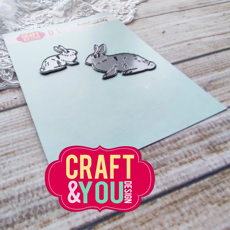 CW220 Cutting Die - Craft&You Design - Rabbits