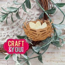 CW221  Cutting Die - Craft&You Design - Nest with eggs