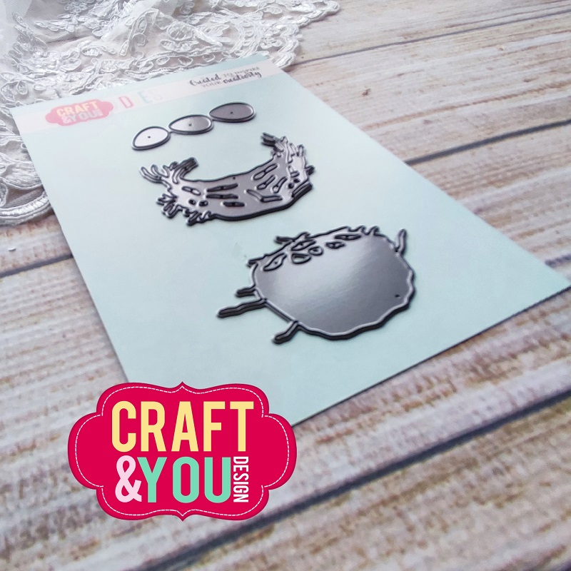 CW221 Cutting Die - Craft&You Design - Nest with eggs