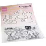 EC0199 ELINE'S ANIMALS - BABY ANIMALS STAMP & DIE SET
