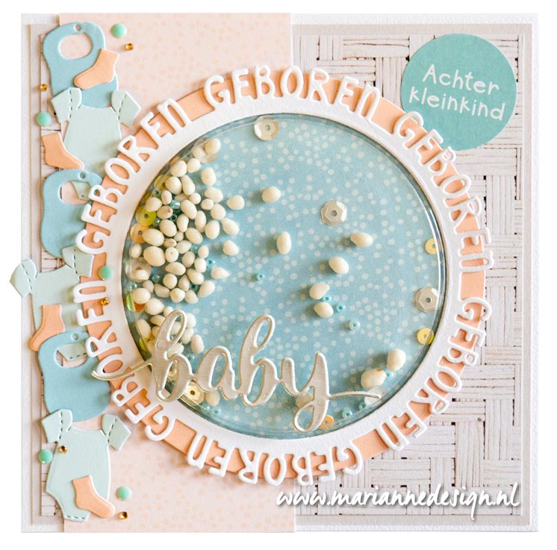 LR0793 Metal Die Marianne Design - Baby