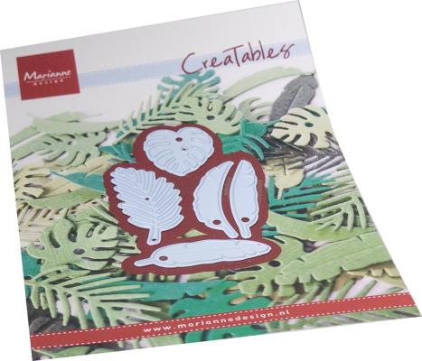 LR0794 Metal Die Marianne Design - LITTLY JUNGLE LEAVES