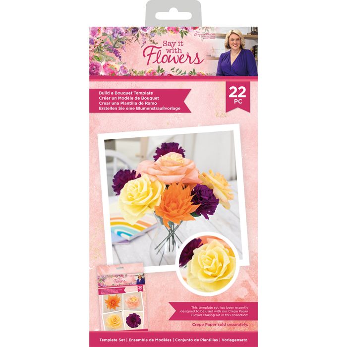 S-SIWF-TP-BABO Sara Signature Say It With Flowers Template - Build A Bouquet