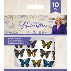 S-VBUT-BUTCH Sara Signature Vintage Butterflies - Butterfly Charms (10PC)