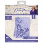 S-VBUT-EF-3D-INFL  Sara Signature Vintage Butterflies 3D Embossing Folder - In Flight