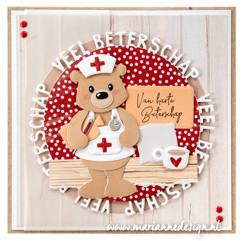 COL1523 Metal Die Marianne Design - Collectable - Doctor's set by Marleen