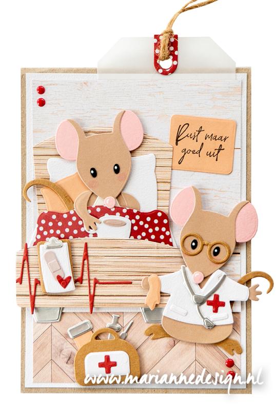 COL1524 Metal Die Marianne Design - Collectable - Bed by Marleen