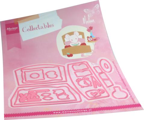COL1524 Metal Die Marianne Design - Collectable - Bed by Marleen