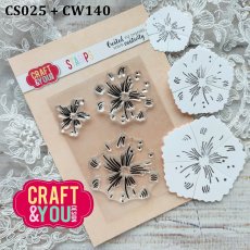 CS025 Clear Stamp - Flower stamens 2