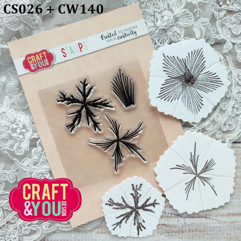 CS026 Clear Stamp - Flower stamens 3