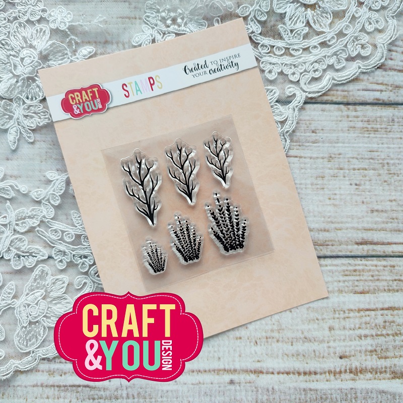 CS027 Clear Stamp - Flower stamens 4