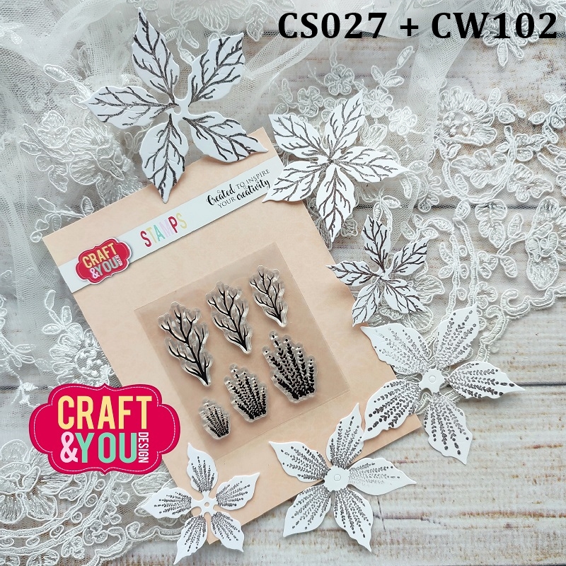 CS027 Clear Stamp - Flower stamens 4