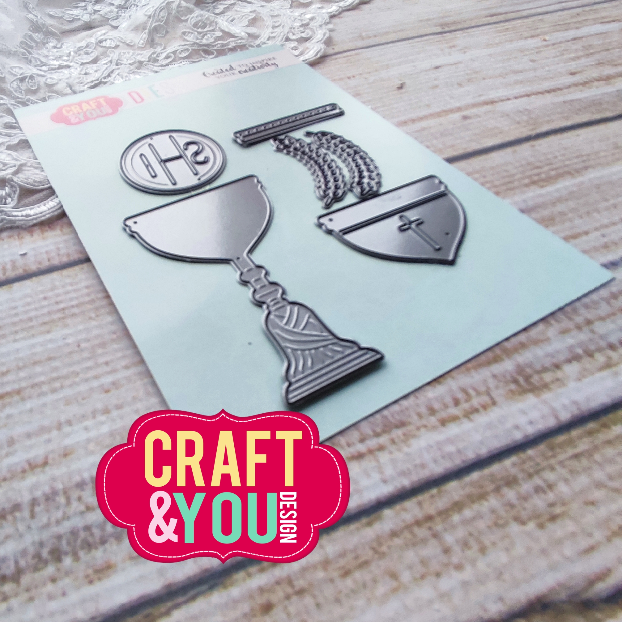 CW222 Cutting Die - Craft&You Design - Communion Chalice