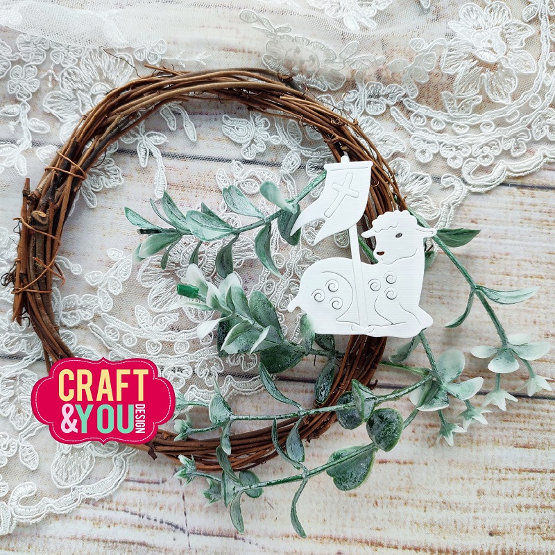 CW223 Cutting Die - Craft&You Design - Easter Lamb