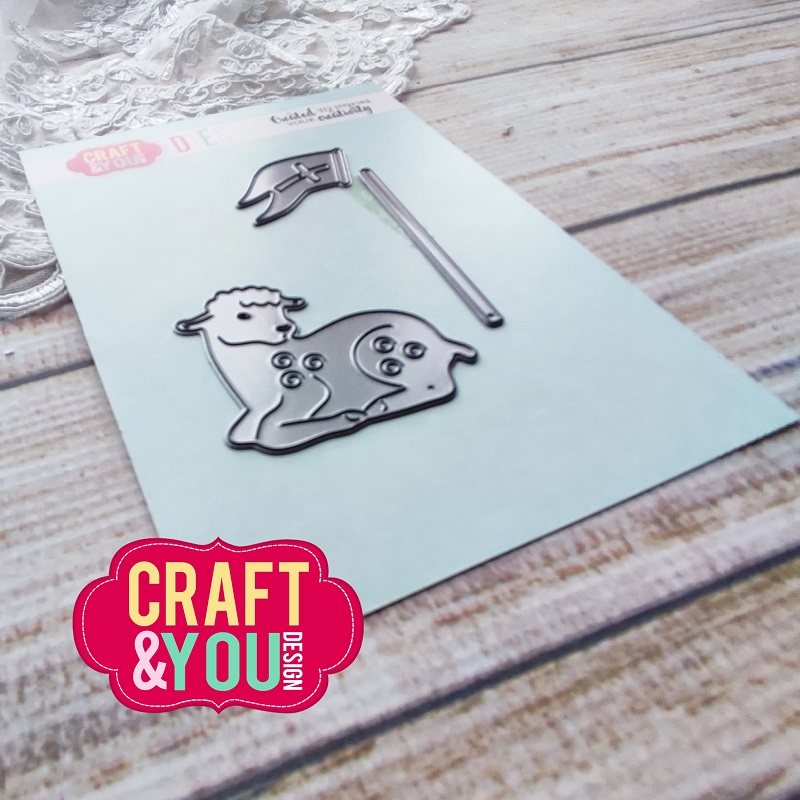 CW223 Cutting Die - Craft&You Design - Easter Lamb