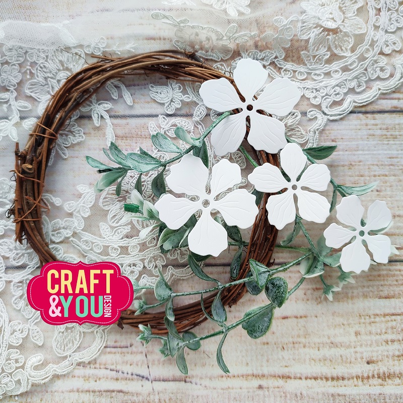 CW225 Cutting Die - Craft&You Design - Apple blossom
