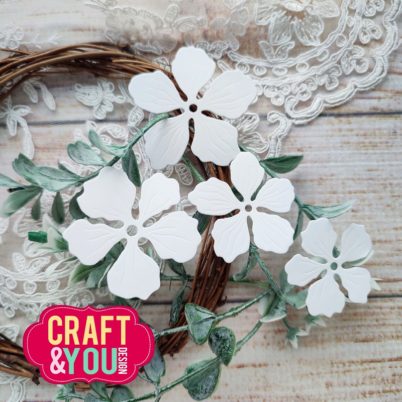 CW225 Cutting Die - Craft&You Design - Apple blossom