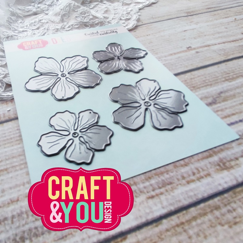 CW225 Cutting Die - Craft&You Design - Apple blossom