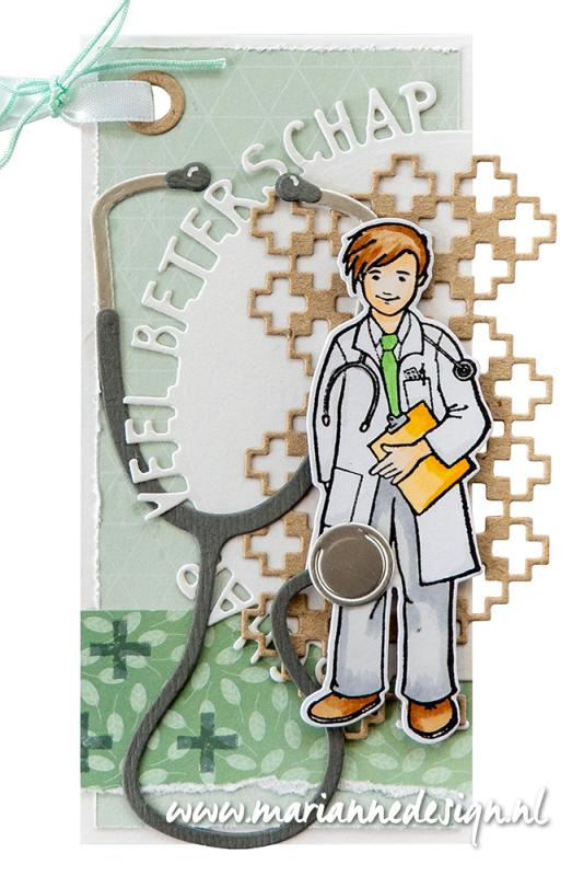 LR0797 Metal Die Marianne Design - Creatable - Stetoscope