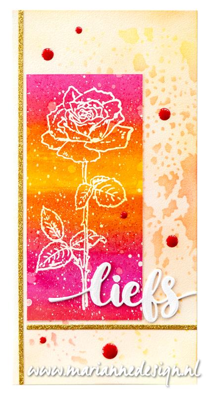 PS8140 Mask Marianne Design - Mask Stencil - Tiny's Ink Stains- A5