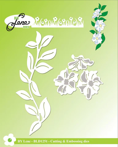 BLD1251 Dies By Lene - "Flower Vine"