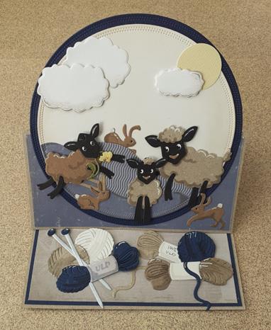 BLD1347 Dies By Lene - "Sheep Family"