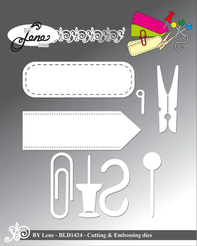 BLD1424 BY LENE DIES "Office Supplies"