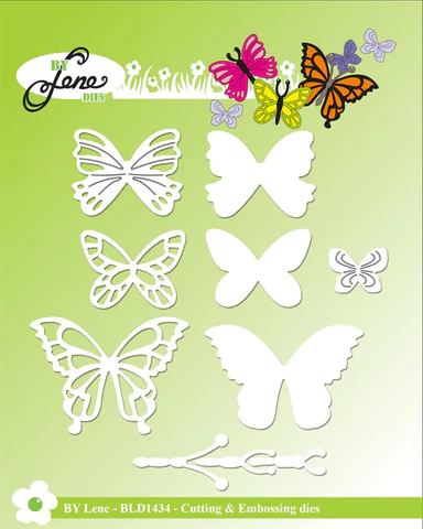 BLD1434 Dies By Lene - "Butterfliesr"