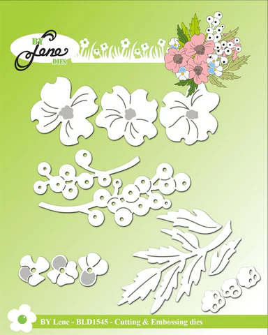 BLD1545 Dies By Lene - "Flower Bouquet"