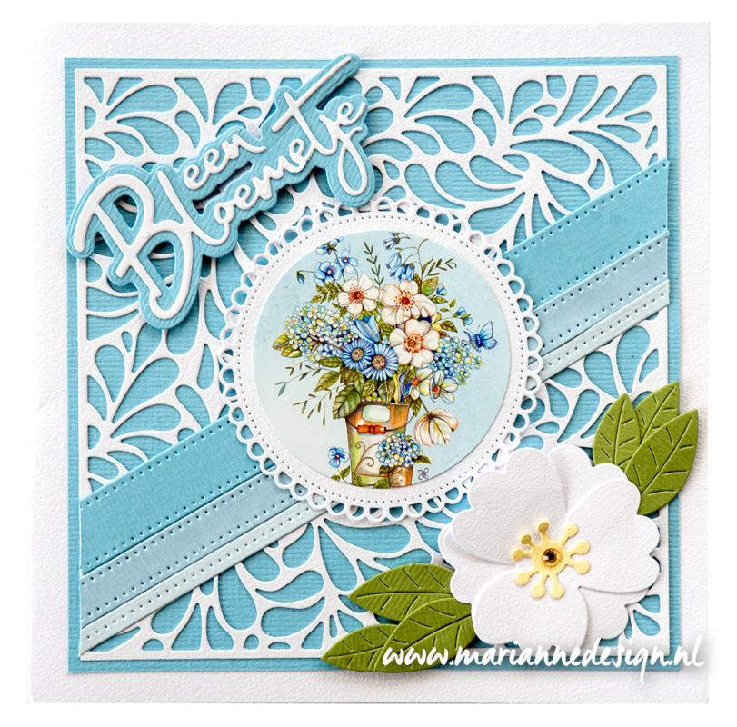 LR0800 Metal Die Marianne Design - Creatable - strips dotted