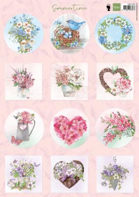 EWK1293 A4 one side paper - Marianne Design - Summertime - minis