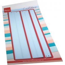 LR0800 Metal Die Marianne Design - Creatable -  strips dotted
