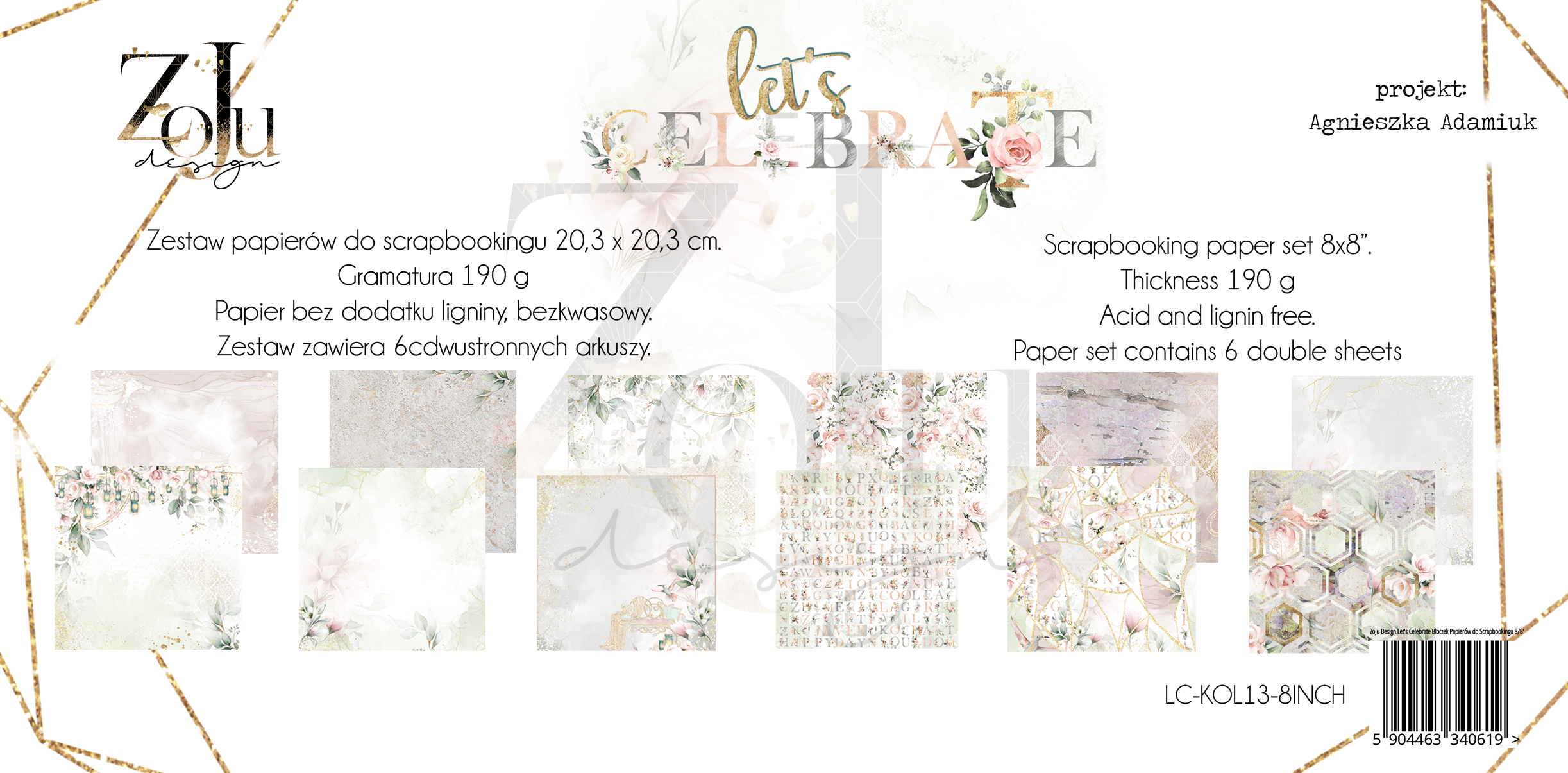 LC-ZOJU-KOL13-8INCH - Let's Celebrate